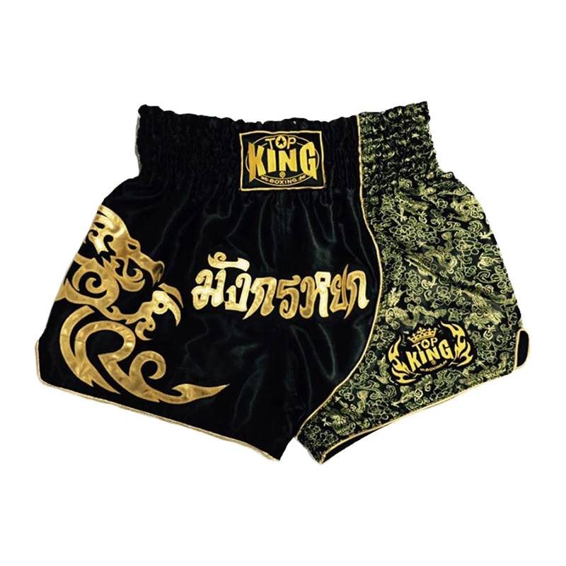 Коричневый Topcing Муай Тай шорты MMA Grappling шорты для кикбоксинга мужские Муай Тай боксерские шорты штаны Спортивная одежда шорты - Цвет: Коричневый