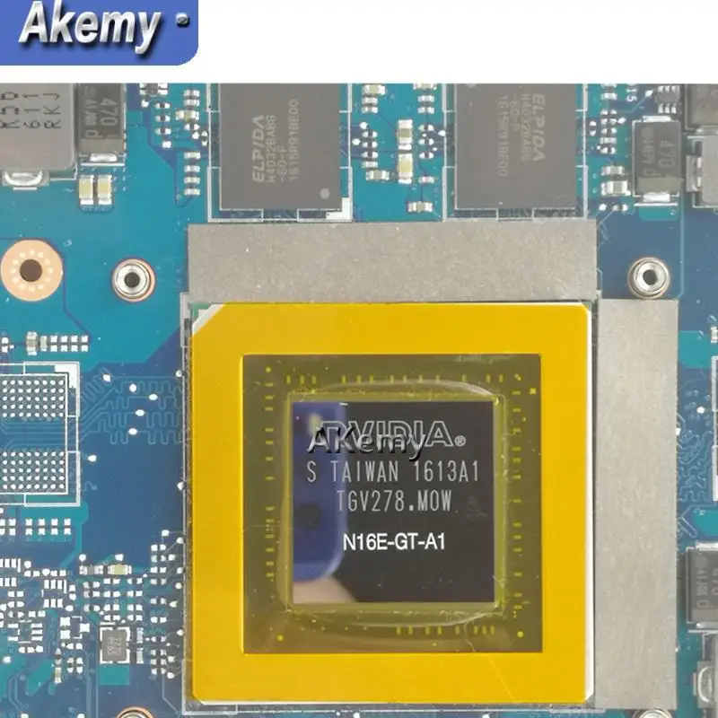 Akemy ROG GL702VT Laptop motherboard For Asus GL702VT GL702VS GL702V GL702 Test original mainboard I7-6700HQ GTX970M-3G