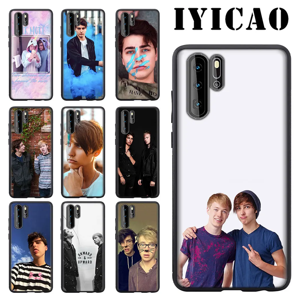 

IYICAO Sam and Colby Soft Phone for Huawei P8 P9 P10 P20 P30 Lite Pro P Smart Z P Smart Plus 2019 Cover