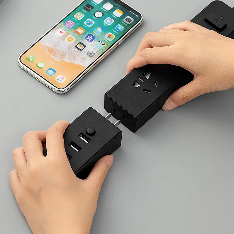 Удлинитель электрический с несколькими розетками и USB портами 2 8 м|Удлинители