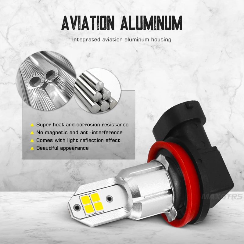 2x 1000LM H8 H11 H16JP 9006 HB4 3030 чип светодиодная лампа для автомобиля противотуманные фары DRL лампа Авто Вождение ходовая лампа белый 6000K