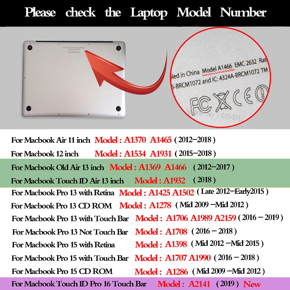 Кристальный Жесткий Чехол для ноутбука MacBook Pro 16 A2141 Touch ID A1932 чехол для Macbook Air 13 A1466 A1369 Pro retina 12 13 15