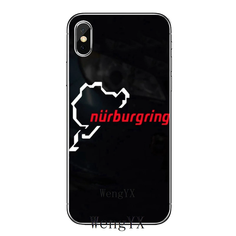 Для iPhone 11 pro XR X XS Max 8 7 6s plus SE 5s 5c iPod Touch 5 6 Чехол гоночный мотор спортивный Nurburgring