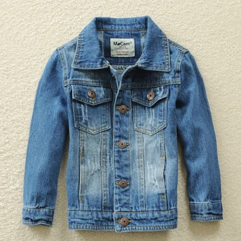 

new spring and autumn children clothing boy jeans suit Europe and America children denim jacket coats shirt children Outerwear