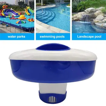 

Swimming Pool Floating Sterilizer Chlorine Bromine Chemical Tablet Tab Cleaning Floater Dispenser Swimming Pool Accessories