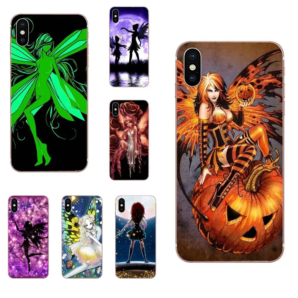 

For Apple iPhone X XS Max XR 4 4S 5 5C 5S SE 6 6S 7 8 Plus TPU Cool Best Pretty Fairy