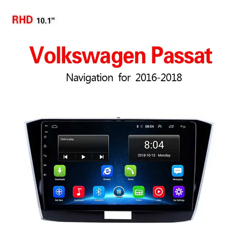 Lionet gps навигация для автомобиля Volkswagen Passat- 10,1 дюймов RV1014Y - Размер экрана, дюймов: 4G1G16G