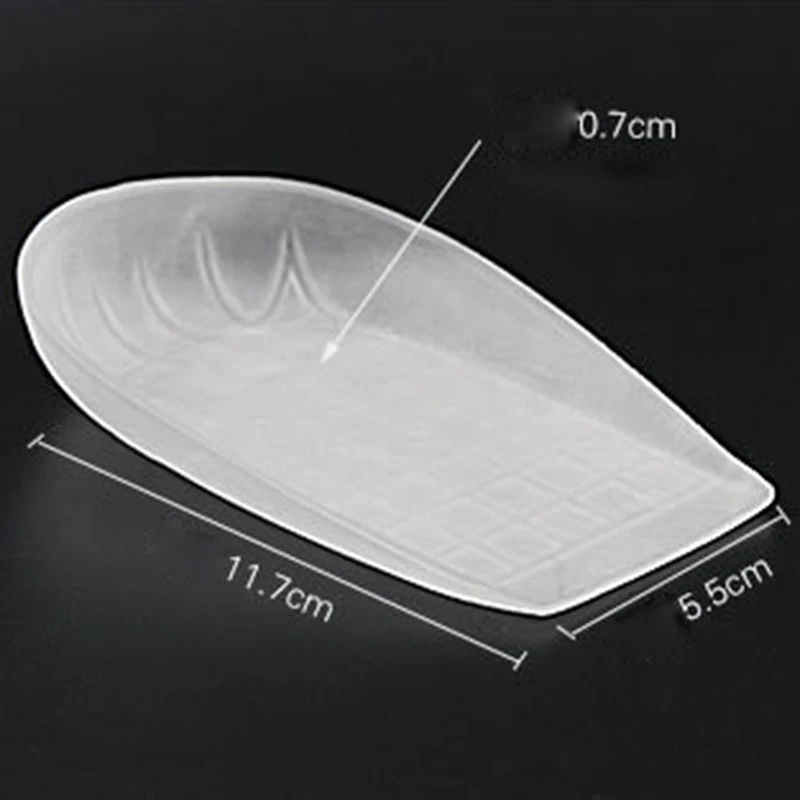 Silicone Insoles Anti-wear Foot Shock Absorption Pressure Soft Gel Insoles Unisex Anti-slip Heel Pads Men Insoles For Shoes New