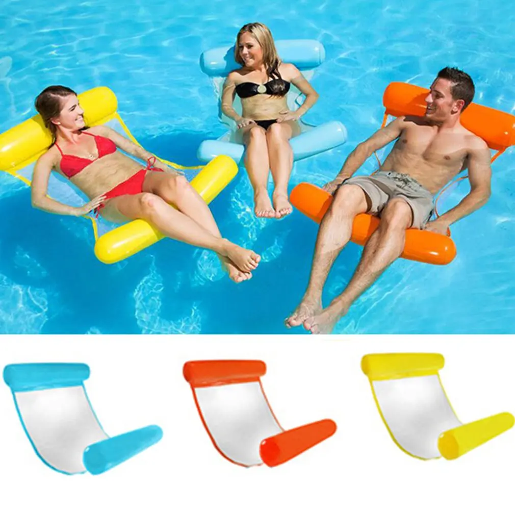 Water Inflatable Recliner Water Floating Row Water Floating Floating Drainage Floating Hammock Water Hammock
