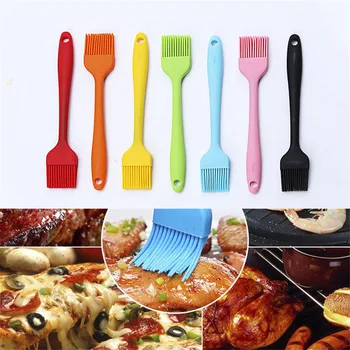 

1PC Silicone Grilling BBQ Tools DIY Pastry Brush Oil Brushes for Cake Baking Tools Food Grade Silicone Barbeque Kitchen Tool