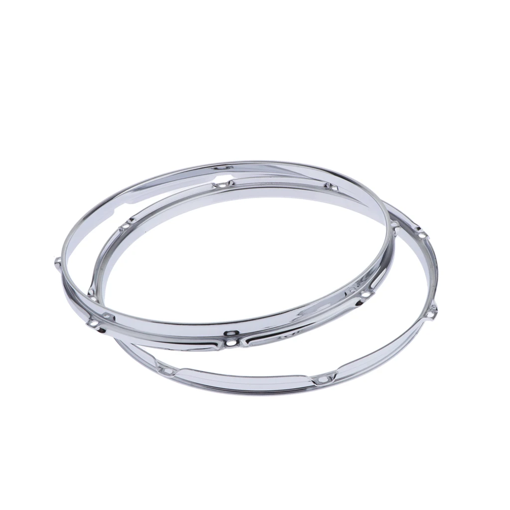 14in 8 Hole Tom Drum Die Cast Hoop Set for Drum Build or Restoration 2.5mm