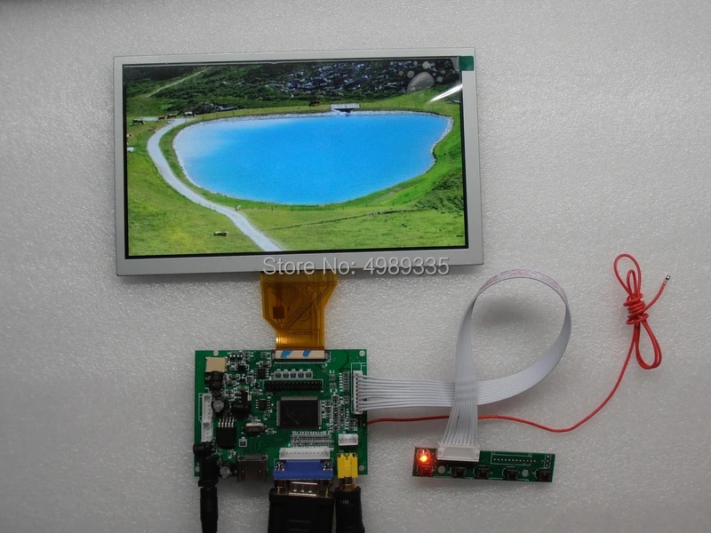 8 ġ LCD ȭ ÷  800x480  ÷ VGA HDMI AV  ̹ , LCD ̹ г