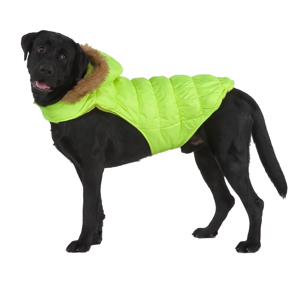 Одежда для домашних животных однотонная одежда с капюшоном пальто для собак Футболка зимняя теплая толстовка Новые товары для дома 20190819