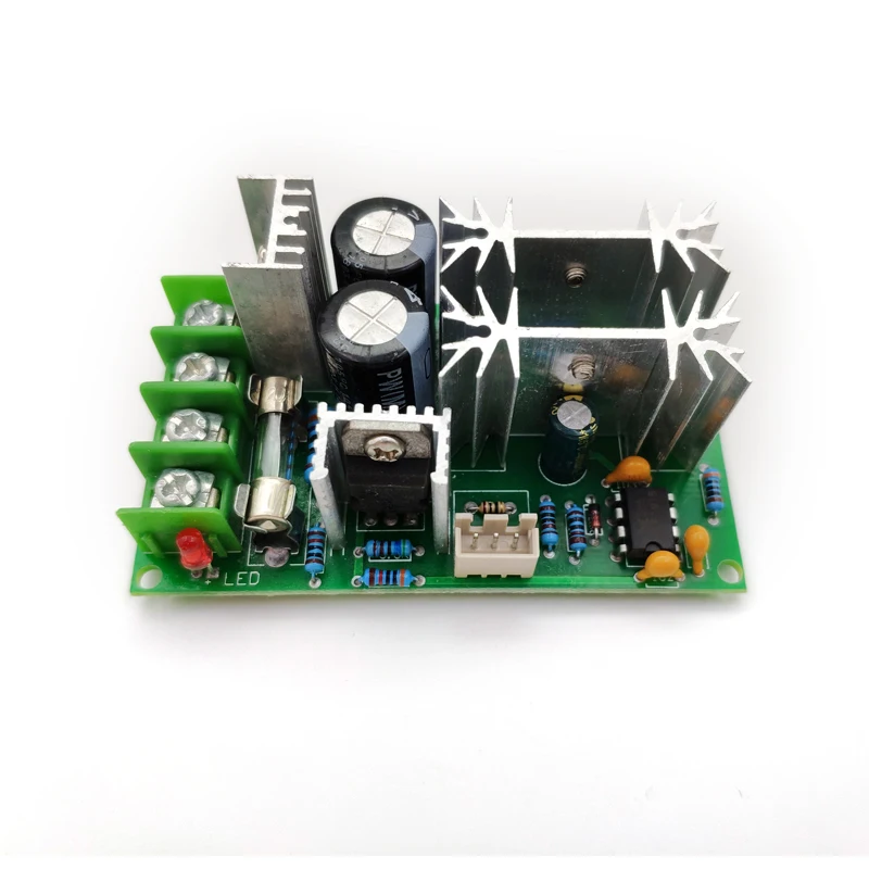 DC10-60V 12 В 24 в регулятор скорости двигателя ШИМ переключатель регулятора скорости двигателя 20A регулятор тока модуль привода высокой мощности
