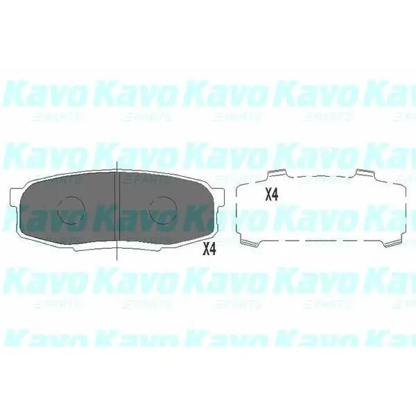 Колодки тормозные TOYOTA LAND CRUISER J200 4.5D/4.7 07-/LEXUS LX