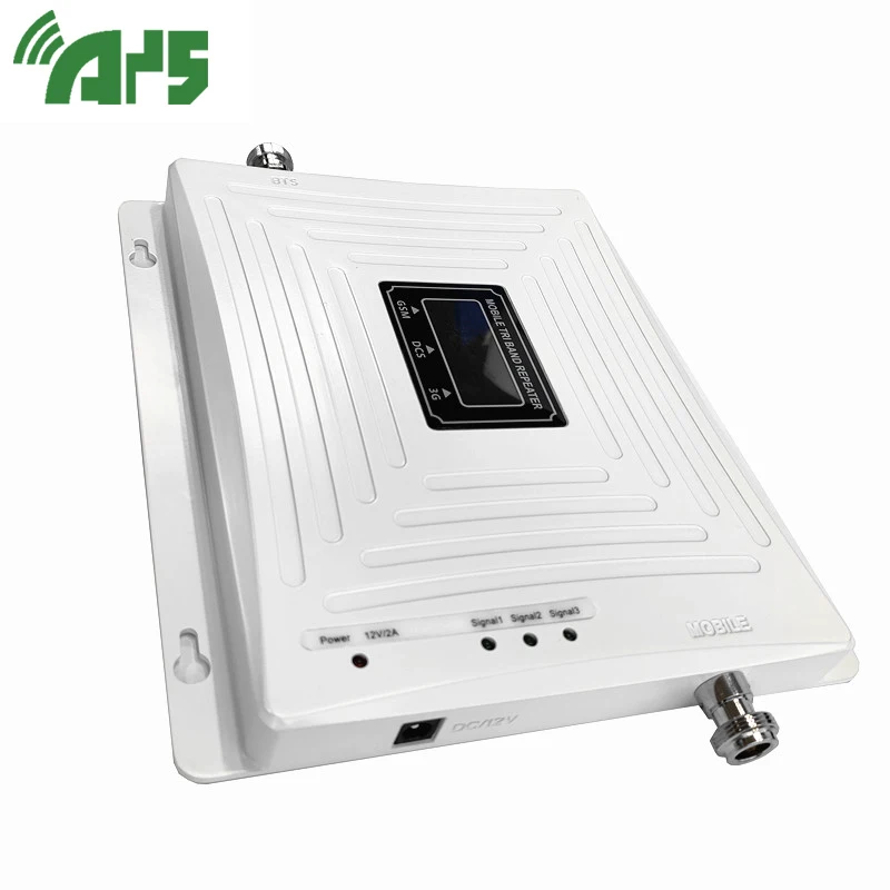  2G 3G 4G Triple band Cell Phone Signal Booster GSM 900 LTE 1800 WCDMA 2100 mhz Mobile Cellular Sign