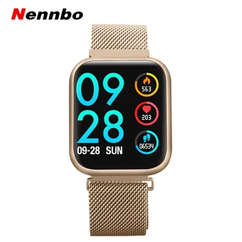 

Nennbo P80 smart watch men women IP68 waterproof full touch screen smartwatch Heart Rate Monitor For iPhone Xiaomi Huawei