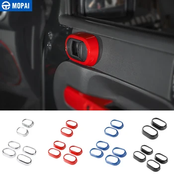 

MOPAI ABS Car Door Handle Bowl Doorknob Decoration Cover Sticker for Jeep Wrangler JK 2007-2010 Interior Car Accessories Styling