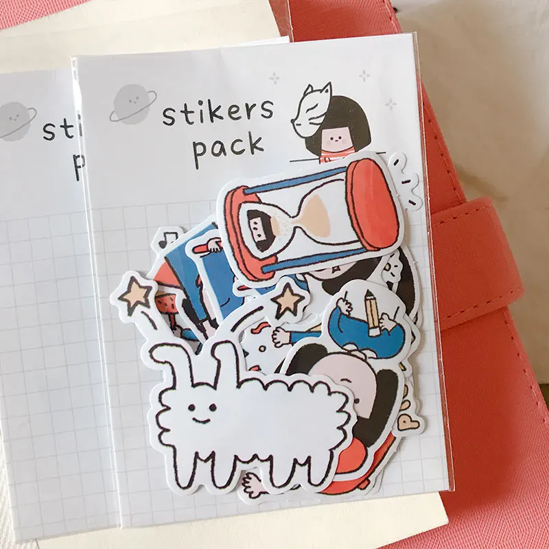 28 шт./компл. Мультфильм Япония счастливая девушка студенческие наклейки сделай сам Ремесло Скрапбукинг альбом Журнал Планировщик декоративные Стикеры s