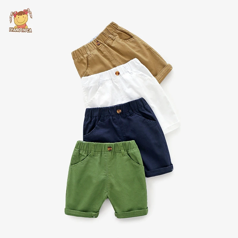 

Kids Solid Pants For Kids Shorts Casual Summer Rawstring Cotton Children Toddler Beach Pants Baby Clothes Boy 2020 New Fashion