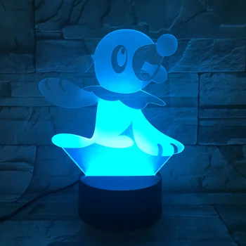 

Pokemon Umbreon Mewtwo Gengar 7 Color 3D Lamp Visual Led Night Lights For Kids Touch Usb Table Lampara Baby Sleeping Nightlight