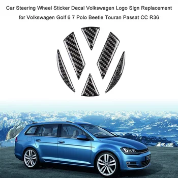 

Car Steering Wheel Sticker Decal Front Logo Sign Sticker auto styling for Volkswagen Golf 6 7