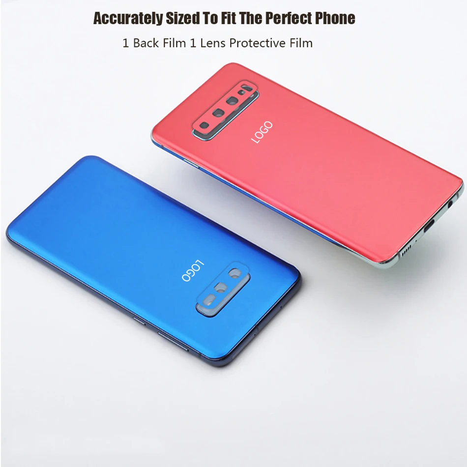 Ледяная пленка задняя наклейка чехол для телефона samsung S10 S9 Plus Note 8 тонкий устойчивый к царапинам защитный чехол сплошной цвет декоративная наклейка