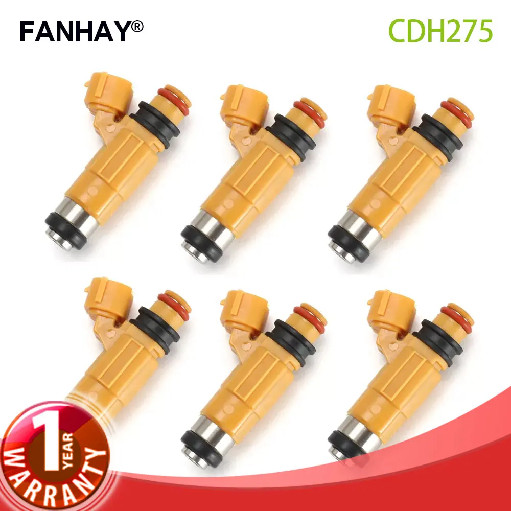 

Топливные форсунки FANHAY 6 шт. для Mitsubishi Galant MD319792 для Yamaha Outboards 150HP F200 F225 Форсунка двигателя CDH275 63P1376100