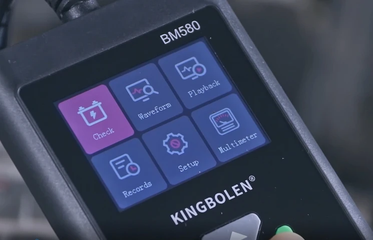 Отзыв о товаре Автомобильный тестер батареи KINGBOLEN BM580 12V 6V CCA Circut тестер Cranking зарядка инструменты BM550 Автомобильный анализатор батареи от пользователя D***v