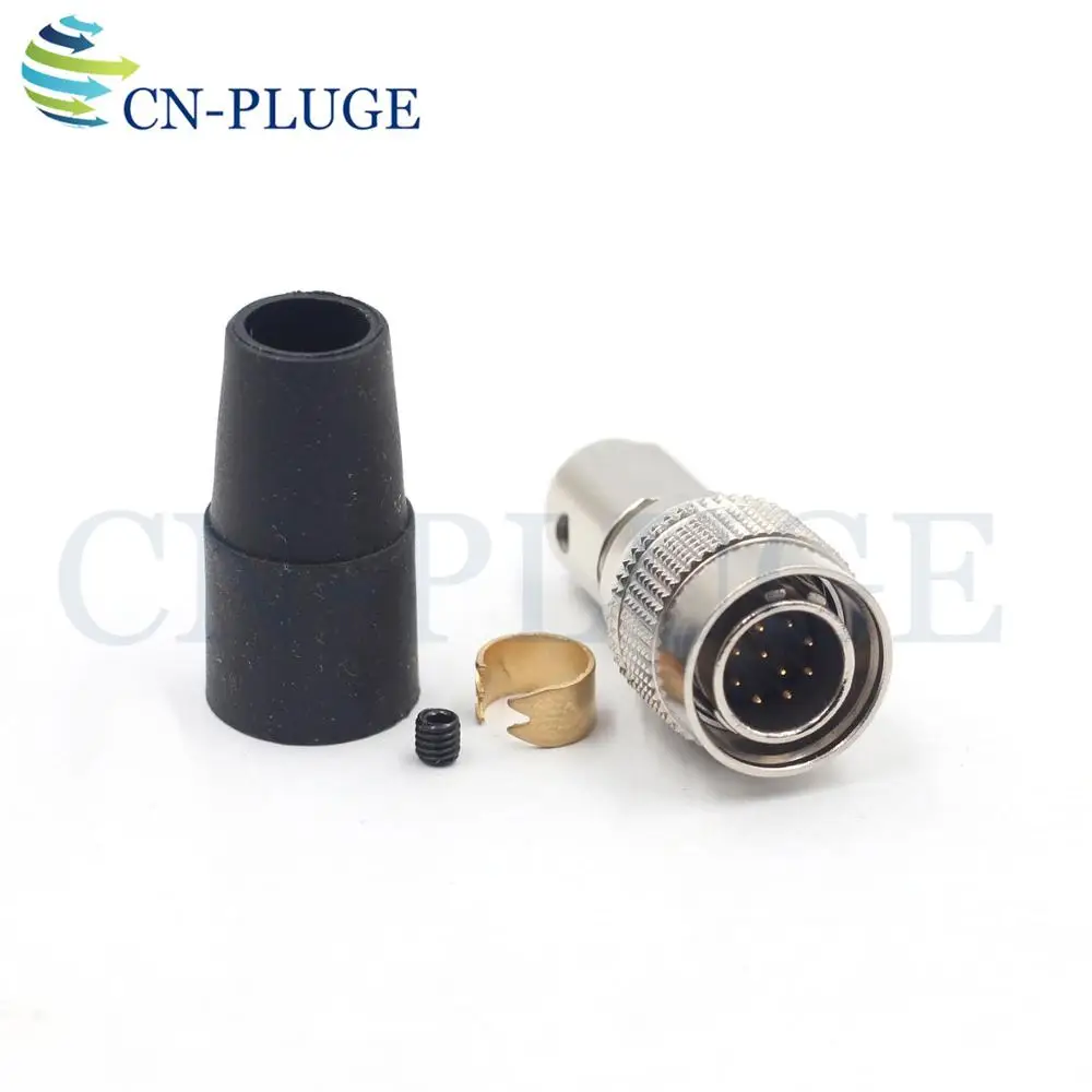 Male Plug Hirose Разъем 10 контактный разъем и розетка, HR10A-10P-10P/S HR10A-10R-10S/P, соединитель оборудования для записи - Цвет: Male Plug