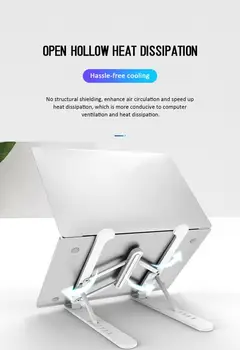 

NEW Foldable Adjustable Aluminum Laptop Tablet Stand Portable Desktop Holder Mounts Tablet Stands Tablet Accessories