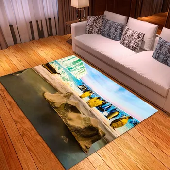 

Penguin Hallway Area Rugs for Living Room Bath Kitchen Coffee Table Rugs Polyester Floor Mat for Living Room Bedroom Home Decor