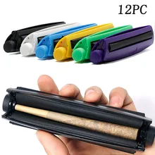 

12pc 110mm Weed Rolling Paper Maker Manual Cigarette Roller Cone Joint with Doob Tube Tobacco Rolling Machine Smoking Accessorie