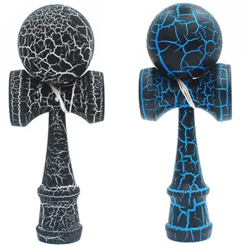 

RISE-Wooden Toy Outdoor Sports Kendama Toy Ball Children and Adults Outdoor Ball Sports Crack Beech Wood Colorful Design