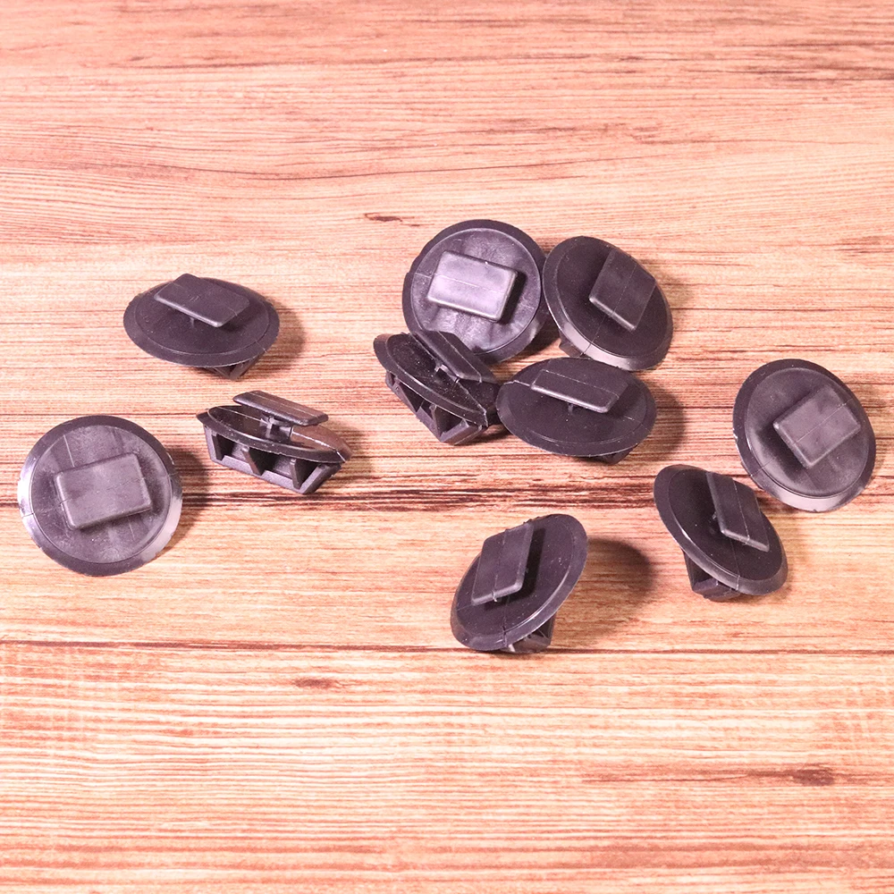 10 шт Черный Цвет нейлон сбоку юбка Литье клип набор заклепок для BP4L 51 SJ3 подходит