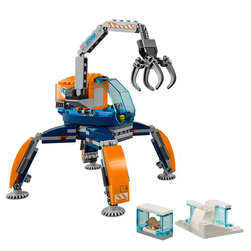 

200PCS Arctic Ice Crawler Building Blocks Bricks Compatible City 60192 Toys for Children Christmas Gift