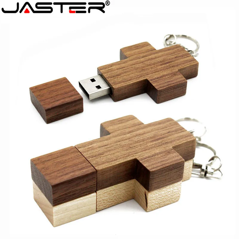 JASTER Maple wood Флешка usb-накопитель в виде деревянного Креста флеш-накопитель 4 ГБ 8 16 32