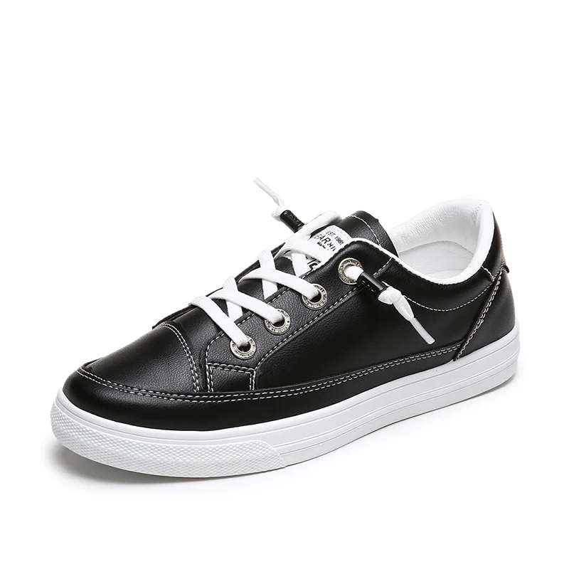 

Autumn Women Slip on Loafers Casual Shoes Soft PU Dress Office Shoes Ladies Black Oxford Flats Lacing Women Walking Shoes Mules