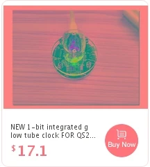 RGB псевдо светящиеся трубчатые часы DIY kit светодиодный Рабочий стол креативное украшение часы с пультом дистанционного управления Датчик температуры полноцветный