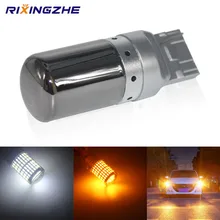RXZ Новинка 1 шт. W21W P21W PY21W T20 светодиодный 7440 1156 BA15S BAU15S Автомобильный светодиодный лампы для поворотов светильник тормозной светильник без ошибок