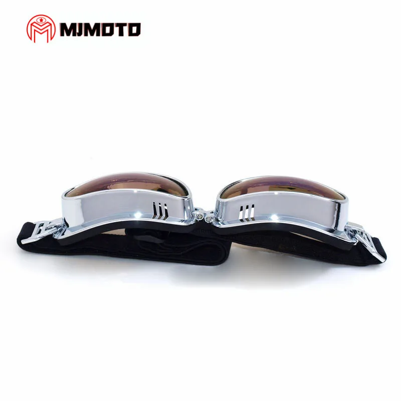 MJMOTO винтажные мотоциклетные шлем очки ретро пилот круизер стимпанк очки скутер Мотокросс ATV лыжные велосипедные очки