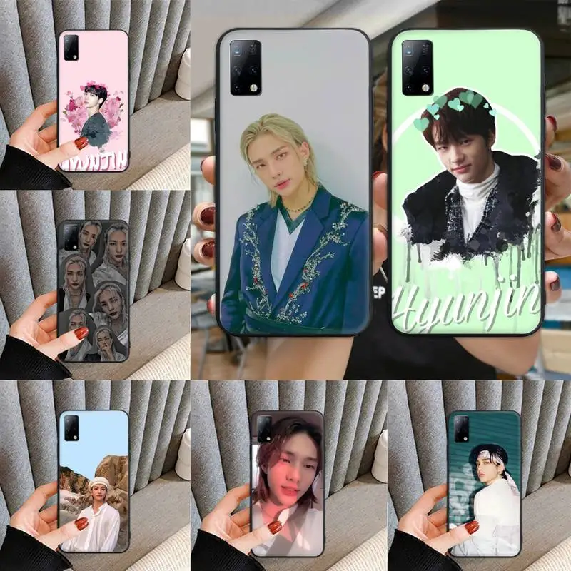 Stray kids HYUNJIN Phone Case for Samsung S6 S7 S8 S9 S10 edge plus 5G S20 S21 S30ultrs Fundas Cover | Мобильные телефоны и