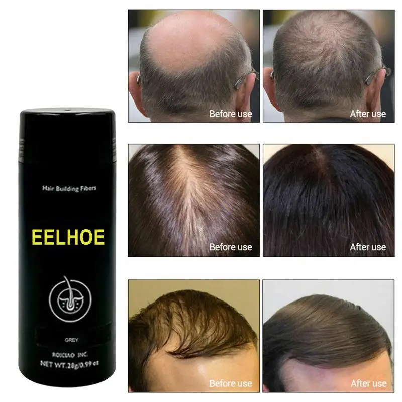 Eelhoe Additional Fiber Keratin Thickening Spray Hair Building Fibers