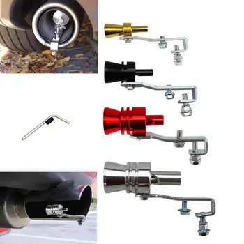 

Universal Simulator Whistler Aluminum Alloy Exhaust Fake Turbo Whistle Pipe Sound Muffler Car Styling Tunning 1 Piece
