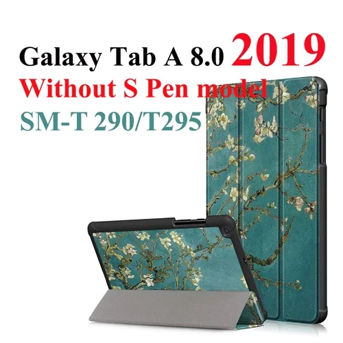 Чехол для планшета для samsung Galaxy Tab A 8,0 чехол для SM-T290 T295 P200 P205 T387V T380 T385 T350 T355 - Цвет: 2019 T290 T295 XH