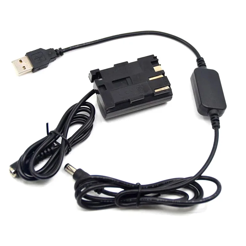 5V USB Cable Adapter + DR-E2 DR-400 DC Coupler BP-511 Dummy Battery for Canon ACK-E2 EOS 5D 10D 20D 20Da 30D 40D 50D D30 D60