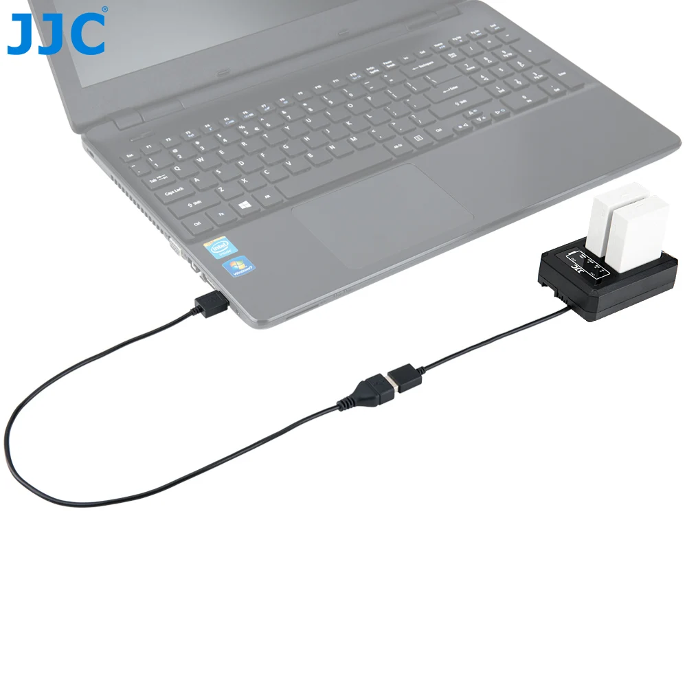 JJC USB двойное зарядное устройство для Canon LP-E8 LPE8 на камеру Canon EOS Rebel T5i T4i T3i T2i 700D 650D 600D 550D заменяет LC-E8C