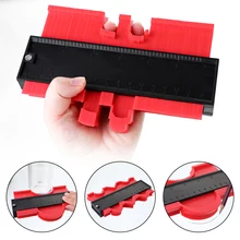 Perfil ferramentas de medição duplicador profundo tiling laminado carpintaria multi-funcional irregular calibre de contorno plástico regido