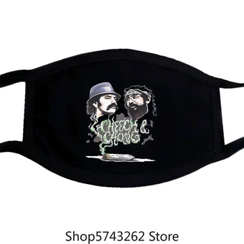 

Cheech And Chong Logo Men'S Black Mask Washable Reusable Mask for Unisex Black