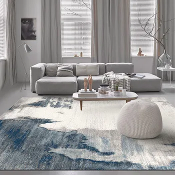 

Nordic Abstract Carpets for Living Room Home Thick Bedroom Rug Sofa Coffee Table Floor Mat Modern Design Carpet Study Room Rugs